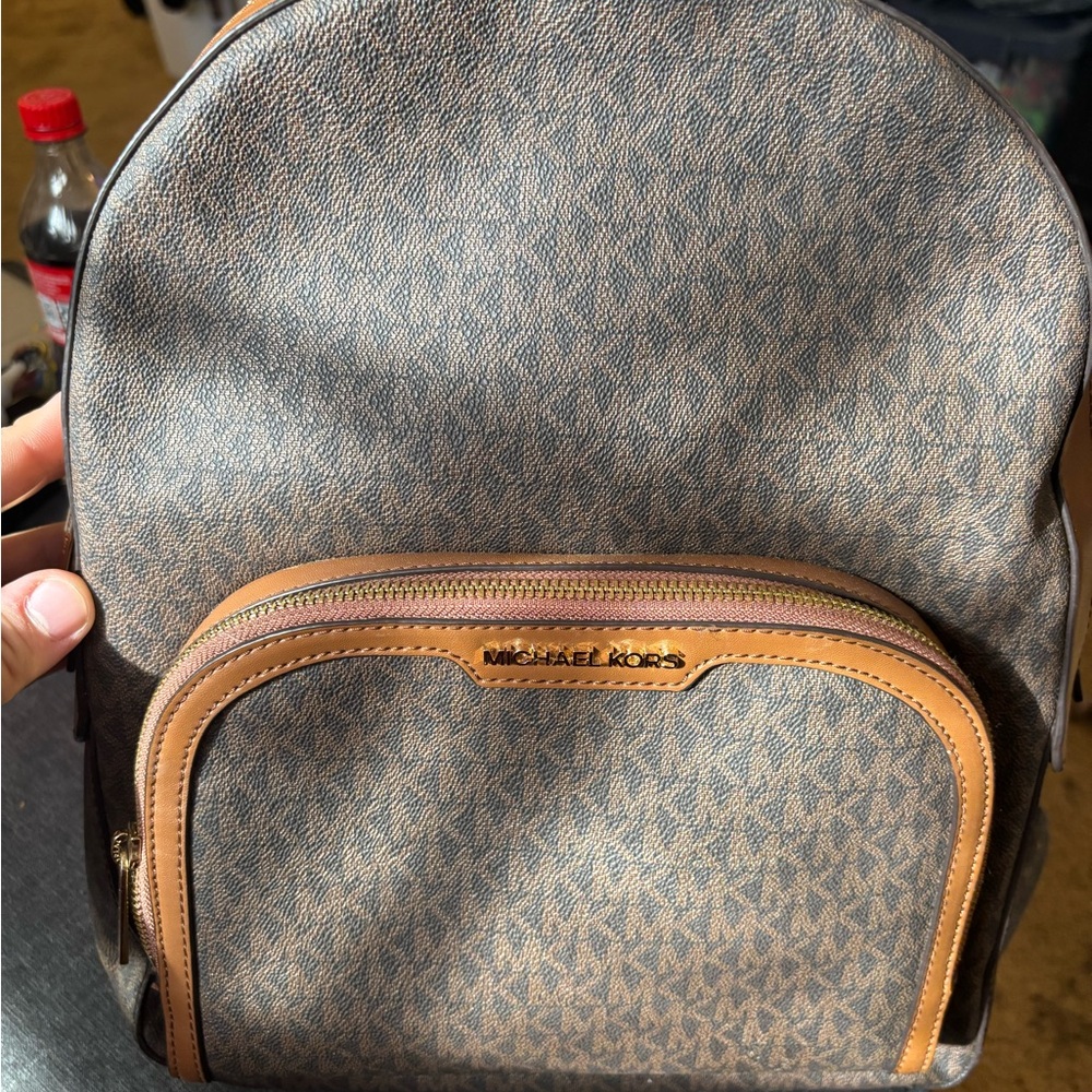 Michael Kors Brown Backpack